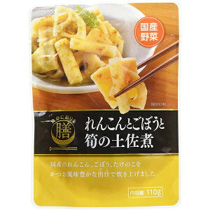 国分グループ本社株式会社 食卓に彩りを膳 れんこんとごぼうと筍の土佐煮 110g入×30袋セット(商品発送まで7-14日間程度かかります)(この商品は注文後のキャンセルができません)【北海道・沖縄は別途送料必要】
