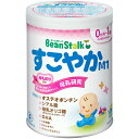 ■製品特徴 2015年から開始した第3回全国母乳調査からの研究成果を生かし、母乳に含まれる成分を配合しています。 「母乳から学び、その成果を生かすこと。」 1960年の日本初の全国母乳調査からおよそ30年ごとに3回にわたる大規模な調査を行い、現在にいたるまで母乳研究を続けている商品です。 これまでにシアル酸、母乳オリゴ糖（ガラクトシルラクトース）、リボ核酸などの母乳成分の配合を実現してきています。 今回、ビーンスタークすこやかM1は全国母乳調査からの最新の研究成果を生かし、日本で初めて育児用粉ミルクに「オステオポンチン」を配合。*1 赤ちゃんのために、そしてお母さんのために、母乳研究を生かした商品です。 *1オステオポンチン配合の乳児用調製粉乳として(2019年3月時点) ■使用方法 すりきり1さじ(約2.6g)のできあがり量は20mlです。 ＜ミルクの飲ませ方＞ 標準的な使用量は表をご覧ください。 表は男女の標準体重にもとづいたものですので、赤ちゃんの発育に合わせて量や回数を加減してください。 1回分ずつ調乳し、作りおきや飲み残しは飲ませないでください。 赤ちゃんの体質や健康状態に応じて、医師、助産師、看護師、保健師、管理栄養士、栄養士等にご相談ください。 ◆標準使用量表 ■ご注意(お願い) ◆必ず缶に入っている専用スプーンを使用し、使用後は洗って乾かし、缶に入れずに衛生的に保管してください。 ◆ミルクは清潔な場所で、虫やほこり、髪の毛などが入らないようにご使用ください。 ◆熱湯やミルクの入った哺乳びんなどによるやけどにご注意ください。 ◆一度沸騰した70度以上のお湯で調乳後、必ず、速やかに体温くらいにさまして2時間以内に飲ませてください。 ◆電子レンジで加熱しないでください。 ◆湿気を避け、乾燥した涼しい場所に保管し、冷蔵庫には入れないでください。 ◆開缶後は1ヵ月以内に使いきるようにしてください。 ◆缶の破棄やミルクの移しかえなどのために缶切りを使用しないでください。 ◆切り口で手をけがしたり、切りくずがミルクに混入するおそれがあります。 ■原材料 ホエイパウダー、植物油（パーム核油、大豆油、パーム油、カノーラ油）、乳糖、脱脂粉乳、全粉乳、バターミルクパウダー、カゼイン、乳清たんぱく質濃縮物、たんぱく質濃縮ホエイパウダー、精製魚油、リボ核酸（RNA）、L-カルニチン、酵母／塩化K、炭酸Ca、リン酸Ca、V.C、硫酸Mg、炭酸K、クエン酸K、クエン酸鉄Na、イノシトール、タウリン、シチジル酸Na、硫酸亜鉛、V.E、ナイアシン、パントテン酸Ca、ウリジル酸Na、硫酸銅、V.A、V.B6、5’-AMP、グアニル酸Na、V.B1、イノシン酸Na、葉酸、カロテン、ビオチン、V.D、V.K、V.B12、（一部に乳成分・大豆を含む） ■栄養成分表示（100gあたり) エネルギー514kcal・ビタミンB2　0.8mg・ナイアシン　5.0mg・カリウム　500mg・たんぱく質　11.1g・ビタミンB6　0.4mg・パントテン酸　4.0mg・マグネシウム　37mg・脂質　27.8g・ビタミンB12　1.5μg・葉酸　100μg・銅　0.31mg・炭水化物　56.1g・ビタミンC　60mg・ビオチン　15μg・亜鉛　3.0mg・食塩相当量　0.38g・ビタミンD　9.3μg・カルシウム　350mg・セレン7.5μg・ビタミンA450μg・ビタミンE4.5mg・リン200mg・ビタミンB1　0.4mg・ビタミンK　26μg・鉄　6.2mg・オステオポンチン40mg・αーリノレン酸0.65g・リボ核酸(RNA)10〜30mg・β-カロテン40μg・シスチン190mg・ドコサヘキサエン酸(DHA)70mg・ガラクトシルラクトース　2.5g・塩素　310mg・タウリン26mg・リン脂質　230mg・シアル酸　165mg・灰分　2.2g・カルニチン15mg・スフィンゴミエリン70mg・コリン65mg・水分2.8g・リノール酸5.2g・ヌクレオチド16mg・イノシトール60mg・主要な混合物　乳又は乳製品以外の乳成分（乳糖・カゼイン・乳清たんぱく質）24,9％乳脂肪以外の脂肪(パーム核油・大豆油・パーム油・カノーラ油・精製魚油）26,5％ ■保存方法 湿気を避け、乾燥した涼しい場所に保管してください。 【お問い合わせ先】 こちらの商品につきましては当店(ドラッグピュア)または下記へお願いします。 雪印ビーンスターク株式会社　お客様センター 電話：0120-241-537 受付時間： 9:00〜17:00 土日祝除く 商品についてお気づきの点やお問い合わせなどがございましたら、上記フリーダイヤルまでお電話をいただきますよう、よろしくお願いいたします。 広告文責：株式会社ドラッグピュア 作成：201512JE,201908SN 神戸市北区鈴蘭台北町1丁目1-11-103 TEL:0120-093-849 製造販売：雪印ビーンスターク株式会社 区分：特別用途食品（乳児用調製粉乳）・日本製 ■ 関連商品 雪印ビーンスターク　お取扱い商品 すこやかM1　シリーズ