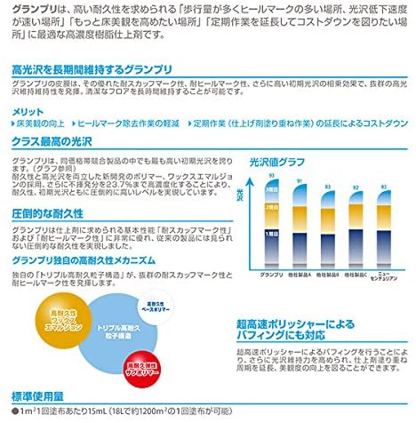 シーバイエス株式会社(C×S)　グランプリ　18L［品番：03597］＜床管理＞＜一般樹脂...