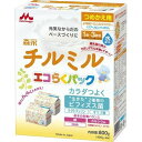 【店内商品2つ購入で使える2％OFFクーポン配布中】【送料無料】森永乳業株式会社森永チルミル エコらくパック つめかえ用 800g(400g×2袋入)【RCP】