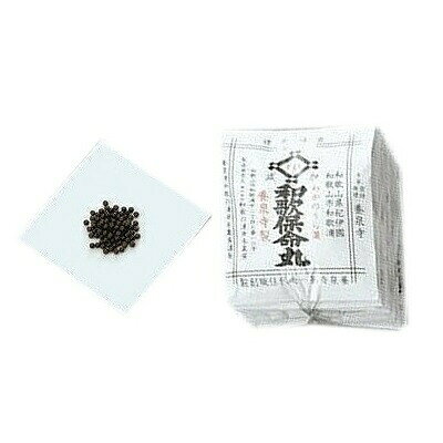 ■製品特徴厳選された十五種類の生薬末を余すところなく配合しているため、体に優しい確かな効き目。■内容量1袋3包入り×10■剤形丸剤■効能・効果下痢、消化不良による下痢、食あたり、はき下し、水あたり、くだり腹、軟便■用法・用量一日3回食後に水又は白湯にて服用15歳以上：1回90丸11歳以上15歳未満：1回60丸8歳以上11歳未満：1回45丸5歳以上8歳未満：1回30丸■成分・分量（3包(270丸)中）日局センブリ末0.90g日局オウレン末0.90g日局クジン末0.60g日局シュクシャ末0.54g日局ショウキョウ末0.54g日局チョウジ末0.12g日局ビャクジュツ末0.12g日局コウボク末0.12g日局ケイヒ末0.09g日局カンゾウ末1.20g日局ウイキョウ末0.09g日局外ガジュツ末0.90g日局外キジツ末0.90g日局外チンピ末0.90g日局外モッコウ末0.30g添加物として日局乳糖0.30gを含有する■使用上の注意●してはいけないこと（守らないと現在の症状が悪化したり，副作用・事故が起こりやすくなります）1．次の方は服用しないでください。 （1）授乳中の方は本剤を服用しないか，本剤を服用する場合は授乳をさけてください。 （2）5才未満の幼小児には服用させないでください。2．本剤を服用している間は，他の止瀉薬（下痢止め薬）を服用しないでください。3．外袋に表示の服用期限を過ぎた製品は服用しないでください。●相談すること1．次の方は服用前に医師，薬剤師又は登録販売者に相談してください。 （1）医師の治療を受けている方。 （2）発熱を伴う下痢のある方。 （3）高齢者の方。 （4）血便のある方，粘液便の続く方。 （5）薬などによりアレルギー症状を起こしたことがある方。2．服用後，次の症状があらわれた場合は副作用の可能性があるので，直ちに服用を中止し，この文書を持って医師，薬剤師又は登録販売者に相談してください。［関係部位：症状］皮膚：発疹，発赤，かゆみ3．1週間くらい服用しても症状がよくならない場合は服用を中止し，この文書を持って医師，薬剤師又は登録販売者に相談してください。■保管及び取扱い上の注意1．小児の手の届かない所に保管してください。2．直射日光をさけ，なるべく湿気の少ない，涼しい所に保管してください。3．1包を分割して服用した残りは，袋の口を折り返して保管し，2日以内に服用してください。4．誤用をさけ品質を保持するため，他の容器に入れ替えないでください。【お問い合わせ先】こちらの商品につきましての質問や相談は、当店(ドラッグピュア）または下記へお願いします。株式会社和歌の浦井本薬房〒641-0025　和歌山県和歌山市和歌浦中2丁目7−16電話：073-444-0226受付時間：9：00〜17：00（土・日・祝日を除く）広告文責：株式会社ドラッグピュア作成：202102AY神戸市北区鈴蘭台北町1丁目1-11-103TEL:0120-093-849製造販売：株式会社和歌の浦井本薬房区分：第2類医薬品・日本製文責：登録販売者 松田誠司■ 関連商品胃腸薬関連商品株式会社和歌の浦井本薬房お取り扱い商品