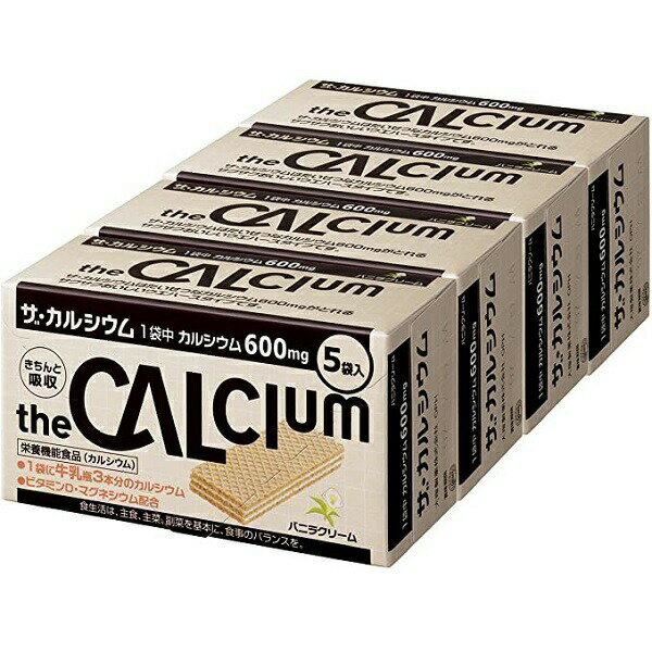 【送料無料】大塚製薬株式会社ザ・カルシウム バニラクリーム 5袋入×4箱セット×6【RCP】