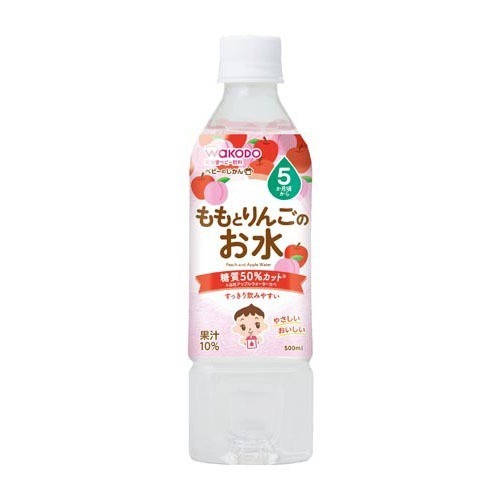 【送料無料】アサヒグループ食品株式会社ベビーのじかん ももとりんごのお水 500ml×24本【RCP】