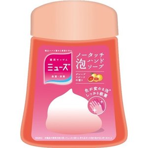 【R224】【P210】【医薬部外品】アース製薬株式会社ミューズ ノータッチ泡ハンドソープ 詰替え ボトルグレープフルーツの香り ( 250mL )【北海道・沖縄は別途送料必要】