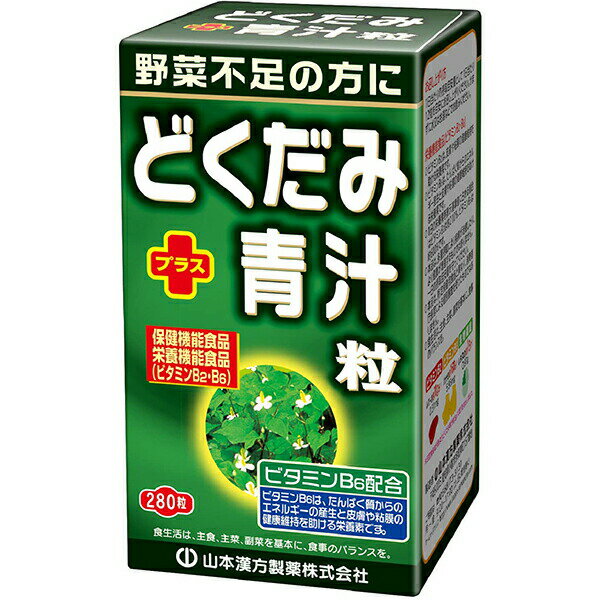 【本日楽天ポイント5倍相当】【送料無料】【J】山本漢方製薬株式会社 どくだみ＋青汁サプリメント粒280粒【RCP】【北海道・沖縄は別途送料必要】【■■】