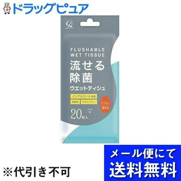 【本日楽天ポイント5倍相当】【10個組】【メール便で送料無料 ※定形外発送の場合あり】コットン・ラボ株式会社流せる除菌ウェットティ..