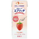 ■製品特徴 ●エプリッチゼリーは美味しく、簡単にエネルギー、たんぱく質が補給できるゼリーです。 ※MCT…中鎖脂肪酸油（Medium Chain Triglyceride）のこと。一般的な油を構成している脂肪酸（長鎖脂肪酸）に比べ、迅速にエネルギーになります。 ◆こんな方におすすめします ●十分に食事が摂れない方 ●ゼリー状のものが食べやすい方 ●甘いタイプは、デザートとして栄養補給したいとき ●甘くないタイプ（とうふ風味）は、食事として栄養補給したいとき ●やわらかく、なめらかなゼリー物性です 冷やし固めた状態のゼリーは、学会分類2013（食事）※コード 1j 相当です。 ※「日本摂食嚥下リハ会誌17（3）:255-267,2013」または 日本摂食嚥下リハ学会 HP ホームページ 『嚥下調整食学会分類2013』を必ずご参照ください。 ※参考）栢下淳・藤島一郎　編著：嚥下調整食学会分類2013に基づく市販食品 300 ■ご使用方法 ●1/3、1/2の切り分け方 パックの側面に1/3、1/2カットの目印が入っています。 1回で食べきれない場合は、数回に分けて食べたり、給食としてお出しする場合は、毎食ごとに味を変えて提供することができます。 ※目印は、紙パックごと切らずに、ゼリーを出してから、ものさし代わりに使用してください。 ■原材料名 ●甘いタイプ（12種類） 脱脂粉乳（国内製造、外国製造）、砂糖、粉飴、植物油脂、ゼラチン、中鎖脂肪酸油、デキストリン／カゼインNa、加工デンプン、乳化剤、安定剤（カラギナン）、pH調整剤、香料、着色料（プレーンには含まれません） ●甘くないタイプ（とうふ風味） 豆乳（大豆を含む、国内製造）、植物油脂、デキストリン、難消化性デキストリン、ゼラチン、中鎖脂肪酸油／カゼインNa（乳由来）、グルコン酸カルシウム、乳化剤、安定剤（カラギナン）、pH調整剤、グルコン酸亜鉛、ビタミンE、グルコン酸銅 ◆アレルギー(特定原材料等27品目) ●甘いタイプ（12種類） 乳成分、ゼラチン ●甘くないタイプ（とうふ風味） 乳成分、大豆、ゼラチン ■栄養成分表示 ■賞味期限 製造後6ヶ月 ■使用上の注意 ◆保存方法 直射日光を避け、なるべく5〜25℃の温度が一定した場所に保存してください。 ◆使用上の注意 必ず半日（約12時間）以上、冷蔵庫（2〜10℃）で冷やし固めてから開封してください。 1.夏期などは品温により内容物がゆるくなる場合がありますので、容器ごと冷やす場合、より長時間の冷蔵を必要とします。冷蔵方法が適切でない場合は、固まり具合が不十分になります。 2.型を使用する場合は60℃程度の湯煎で加熱して溶かした後、冷やすとまた固まります。別の容器に入れて、お好きな形が手軽に作れます。 3.加熱すると溶けますので、冷たいままお召し上がりください。 4.医師・栄養士等の指導にしたがってご使用ください。 5.開封後は必ず冷蔵庫に保管し、当日中にお召し上がりください。 6.製品により、少量の離水や容器のつなぎ目に沿って色が濃くなる場合がありますが、品質には問題ありません。 7.容器に漏れや膨張等があるものや、開封時に異臭等の異常があるものは使用しないでください。 ◆栄養機能食品（亜鉛・銅） ※甘くないタイプ（とうふ風味）のみ ●亜鉛は、味覚を正常に保つのに必要な栄養素です。 ●亜鉛は、皮膚や粘膜の健康維持を助ける栄養素です。 ●亜鉛は、たんぱく質・核酸の代謝に関与して、健康の維持に役立つ栄養素です。 ●銅は、赤血球の形成を助ける栄養素です。 ●銅は、多くの体内酵素の正常な働きと骨の形成を助ける栄養素です。 〇1日あたり1本（207g）を目安に摂取してください。 〇1日あたりの摂取目安量に含まれる当該栄養素成分の量の栄養素等表示基準値 （18歳以上、基準熱量2,200kcal）に占める割合：亜鉛52%、銅44% [注意事項] ●本品は多量摂取により疾病が治癒したり、より健康が増進するものではありません。1日の摂取目安量を守ってください。 ●亜鉛の摂り過ぎは、銅の吸収を阻害するおそれがありますので、過剰摂取にならないよう注意してください。 ●乳幼児・小児は本品の摂取を避けてください。 ●食生活は、主食、主菜、副菜を基本に食事のバランスを。 ●本品は特定保健用食品と異なり、消費者庁長官による個別の審査を受けたものではありません。 【お問い合わせ先】 こちらの商品につきましては当店(ドラッグピュア)または下記へお願いします。 株式会社フードケア 電話：042-700-0555 受付時間：月-金　8：30-17：00 広告文責：株式会社ドラッグピュア 作成：201908SN 神戸市北区鈴蘭台北町1丁目1-11-103 TEL:0120-093-849 製造販売：株式会社フードケア 区分：栄養補助食品・日本製 ■ 関連商品■ フードケア　お取扱い商品 エプリッチ　シリーズ エプリッチゼリー　シリーズ