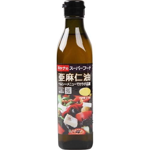 【送料無料】【お任せおまけ付き♪】キャナ株式会社　亜麻仁油　270g×24本セット＜キャナのスーパーフード＞＜アマニオイル＞(商品発送に6-10日間程度かかります)(この商品は注文後のキャンセルができません)【北海道・沖縄は別途送料必要】【△】