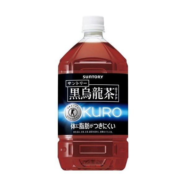 【本日楽天ポイント5倍相当!!】【送料無料】【お任せおまけ付き♪】サントリーフーズ株式会社黒烏龍茶 1.05L×12本入【RCP】【△】