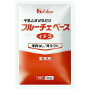 【フルーチェベース イチゴの商品説明】牛乳を加えて混ぜるだけで簡単にイチゴ風味のデザートができます。果肉は入っていません。■規格・入数 1kg × 6■分類デザート類 ■機能 ソフト食、カルシウム強化■用途 デザート類■アレルゲン りんご■成分値栄養成分基準：製品　100g　あたり エネルギー(kcal) 74 水分(g) 81 たんぱく質(g) 0.1 脂質(g) 0 炭水化物(g) 18.4 ナトリウム(mg) 209 カリウム(mg) 11 カルシウム(mg) 3 食物繊維(g) 1 食塩相当量(g) 0.5 ※ここに掲載されている栄養成分はあくまでも参考値です。 　　登録ミス等の可能性もございますので、正確な値については成分表をお取り寄せください。■治療用食材（メディカルフーズ）とは特別用途食品、特別保険用食品、病院向けの食品それらを含めた食品の総称で、医療機関や介護施設で使用されている栄養食品です。治療食や介護食と呼ばれる事もあります。特別用途食品とは、病者用、高齢者用など、特別な用途に適する旨の表示を厚生労働大臣が許可した食品です。病者、高齢者等の健康の保持もしくは回復の用に供することが適当な旨を医学的、栄養学的表現で記載し、かつ用途を限定したものです。米国においては、Medical Foods（以下、MF）といい、「経腸的に摂取または投与されるように処方され、科学的に明らかにされた原則に基づき、栄養状態の改善の必要性があることが、医学的評価により立証された疾患や病状に対して、特別な栄養管理を行うための食品」と定義、確立されており、濃厚流動食品も含まれています。病者の栄養管理に関する効果の標榜も可能で、販売方法についても特に規制はなく、スーパー等の食品量販店においても購入可能となっています。以前は病院の調理室でミキサーや裏ごし器などを用いて調理、調合されていましたが、労働力や衛生面など多くの問題がありました。現在は、企業の優れた技術により、衛生的で自然の食品を用いた経口、経管用「濃厚流動食」缶詰になり、レトルトパックなどとして市販されています。※冷凍食品扱いのものは【飛脚クール便でお届けします】広告文責及び商品問い合わせ先 広告文責：株式会社ドラッグピュア作成：201111W神戸市北区鈴蘭台北町1丁目1-11-103TEL:0120-093-849製造・販売元：ハウス食品株式会社〒102-8560東京都千代田区紀尾井町6番3号TEL　03-3264-1231（大代表） ■ 関連商品■食品・特別用途食品ハウス食品