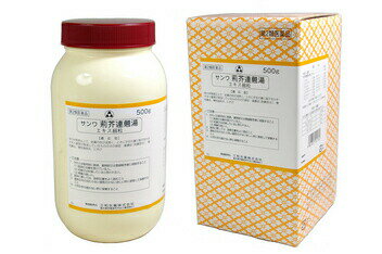 【商品説明】■サンワ荊芥連翹湯エキス細粒（けいがいれんぎょうとう）　500g・第2類医薬品・剤型：細粒【適応症】体力中等度以上で，皮膚の色が浅黒く，ときに手足の裏に脂汗をかきやすく腹壁が緊張しているものの次の諸症：蓄膿症（副鼻腔炎），慢性鼻炎，慢性扁桃炎，にきび【用法・用量】次の1回量を1日3回食前又は食間に服用すること。大人（15才以上）　　 2.0 g7才〜14才　　　　　　1.3 g4才〜 6才　　　　　　 1.0 g4才未満　　　　　　服用しないこと小児に服用させる場合には，保護者の指導監督のもとに服用させること。【成分】本品1日量 …………6g 中荊芥連翹湯水製エキス … 1.9gト ウ キ……… 0.9g キ ジ ツ…………… 0.9gシャクヤク…… 0.9g オウゴン…………… 0.9gケイガイ……… 0.9g サンシシ…………… 0.9gレンギョウ…… 0.9g ビャクシ…………… 0.9gハマボウフウ… 0.9g キキョウ…………… 0.9gセンキュウ…… 0.9g カンゾウ…………… 0.6gサ イ コ……… 0.9g添加物として乳糖，トウモロコシデンプンを含有する。【使用上の注意】■相談すること1．次の人は服用前に医師、薬剤師又は登録販売者に相談すること(1) 医師の治療を受けている人。(2) 妊婦又は妊娠していると思われる人。(3) 胃腸の弱い人。2．服用後、次の症状があらわれた場合は副作用の可能性があるので、直ちに服用を中止し、この文書を持って医師、薬剤師又は登録販売者に相談すること皮 膚 ：発疹・発赤、かゆみ消 化 器： 食欲不振、胃部不快感まれに下記の重篤な症状が起こることがある。その場合は直ちに医師の診療を受けること。間 質 性 肺 炎：階段を上ったり、少し無理をしたりすると息切れがする・息苦しくなる、空せき、発熱等がみられ、これらが急にあらわれたり、持続したりする。肝 機 能 障 害：発熱、かゆみ、発疹、黄疸（皮膚や白目が黄色くなる）、褐色尿、全身のだるさ、食欲不振等があらわれる。3．1か月位服用しても症状がよくならない場合は服用を中止し、この文書を持って医師、薬剤師又は登録販売者に相談すること【保管及び取扱い上の注意】(1) 直射日光の当たらない湿気の少ない涼しい所に密栓して保管すること。(2) 小児の手の届かない所に保管すること。(3) 他の容器に入れ替えないこと。（誤用の原因になったり品質が変わる。）■お問い合わせ先こちらの商品につきましての質問や相談につきましては、当店（ドラッグピュア）または下記へお願いします。三和生薬株式会社電話番号 028-661-2411広告文責：株式会社ドラッグピュア作成:201501ST神戸市北区鈴蘭台北町1丁目1-11-103TEL:0120-093-849製造販売元：三和生薬株式会社321-0905 栃木県宇都宮市平出工業団地6−1区分：第2類医薬品文責：登録販売者　松田誠司■ 関連商品漢方薬三和生薬　お取扱商品