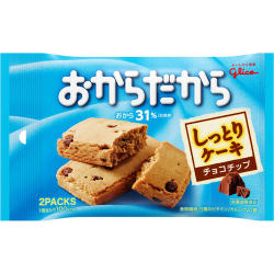 【本日楽天ポイント5倍相当】江崎グリコ株式会社おからだから チョコチップ 2枚＜おからを生換算31％＞..