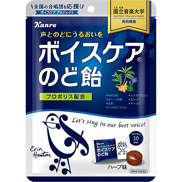 【3％OFFクーポン 5/9 20:00～5/16 01:59迄】【☆】【送料無料】カンロ株式会社　ボイスケアのど飴　70g入［個包装タイプ］＜音楽大学との共同開発＞【RCP】【△】【北海道・沖縄は別途送料必要】【CPT】