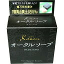 ■内容量：100g■全成分：石鹸素地、黄土、グリセリン、オリーブオイル、キトサン、アプリコットオイル、黄土セラミック、PEG4000、スクワラン、竹塩、アロエ、人参エキス、桑葉エキス、トコフェロール、月見草シードオイル、プロポリス、コラーゲン、ヒアルロン酸、香料●「黄土」とは「黄土」は僅か1g中に2億以上もの微生物が含まれており、韓国では昔から「生きている土」とも呼ばれています。水を与えることで「黄土」中の微生物が活動し、多様な「酵素」を生み、「遠赤外線」や「マイナスイオン」を放出すると言われています。また、発生酵素の作用で汗腺・皮脂腺の分泌を促すとともに、角質層細胞間脂質（角質の水分の蒸発を防ぐ）の主成分であるセラミド（水分保持）もつくりますので、潤いがあり、滑らかなスベスベの肌になることにより、古来から数多くの美顔法に用いられてきました。■こんな方におすすめ ●肌のカサカサ・ザラザラが気になる ●くすみが気になり、素肌の透明感が欲しい ●脂症肌でニキビ・吹出物が出やすい ●毛穴の黒ずみが気になる ・洗顔だけでなく「自宅でお手軽エステ」で、全身に贅沢にお使いください。 【お問い合わせ先】 こちらの商品につきましては当店(ドラッグピュア)または下記へお願いします。 株式会社嘉山（かざん） 電話：086-259-3389 広告文責：株式会社ドラッグピュア 作成：201302SN,202209SN(社名) 神戸市北区鈴蘭台北町1丁目1-11-103 TEL:0120-093-849 販売会社：株式会社嘉山（かざん） 区分：化粧品・韓国製 ■ 関連商品 嘉山　お取扱い商品 平成6年、韓国の大田（デジョン）世界博覧会(エキスポ'93)にて研究用製品として出品されたものを (有)嘉山　初代社長　八木一郎さんが日本で最初に商品化し、今日まで輸入している商品です。※韓国では販売しておりません。「黄土」の高い洗浄力と吸着力‥「洗顔」と「自宅でお手軽エステ」オークルソープは、韓国西部で採取される最良質の「黄土」を配合した「黄土石鹸」です。「黄土」の高い洗浄力と吸着力を含んだキメ細かな泡質が、毛穴の汚れ・不要な皮脂・老廃物・化粧カス等を円滑にしっかり取り除きます。