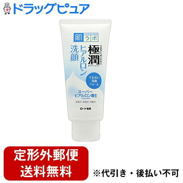 【本日楽天ポイント5倍相当】【定形外郵便で送料無料でお届け】ロート製薬株式会社肌ラボ 極潤 ヒアルロン洗顔フォーム 100g【TKauto】