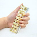 【メーカー直送品(代引き不可)※メール便発送】株式会社アダチ a-fre(エーフレ) Clear(Gold marble stone) クリア(ゴールドマーブルストーン)9サイズ×2枚(合計指18本分)<大理石風><ネイルシール><フットネイルにも><大人ネイル>