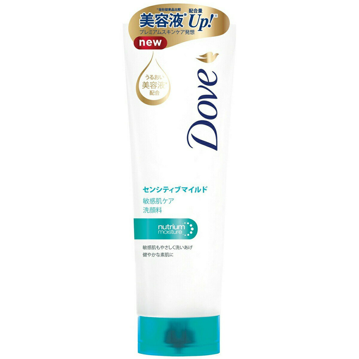 Qiora - 【メール便で送料無料でお届け 代引き不可】ユニリーバ・ジャパン株式会社Dove（ダヴ） センシティブマイルド洗顔料　130g＜敏感肌ケア＞＜マイルド香料・無着色・パラベンフリー＞(この商品は注文後のキャンセルができません)【ML385】