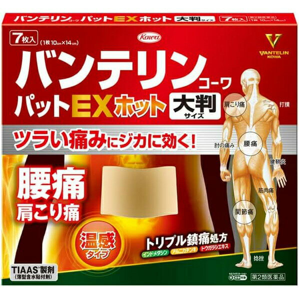 【第2類医薬品】【送料無料】【本日楽天ポイント5倍相当】興和株式会社 バンテリンコーワパットEX　ホ..
