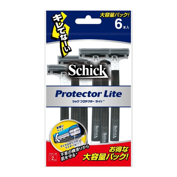 【3%OFFクーポン 5/9 20:00〜5/16 01:59迄】【送料無料】シック・ジャパン株式会社プロテクター ライト(6本入)【△】【CPT】