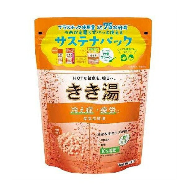 【本日楽天ポイント5倍相当】【送料無料】株式会社バスクリンきき湯　食塩炭酸湯　潮騒の香り【医薬部外品】 360g【RCP】【△】