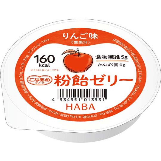【送料無料】株式会社ハーバー研究所(HABA)　粉飴ゼリー　りんご味 82g×24個入＜た...