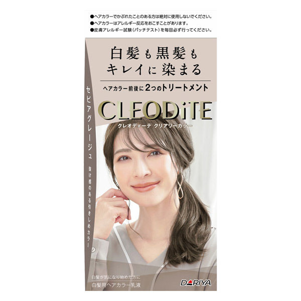 ■製品特徴・白髪を気にせず、自分らしい髪色を楽しめるヘアカラー。・ヘアカラー前後の2つのトリートメント付きで、髪や頭皮を大切にしながら染められます。■内容量1セット■用法・用量染める前のお手入れヘアカラー前の乾いた髪に、付属のプレトリートメントを頭皮、髪の根元から毛先までなじませます。・洗い流す必要はありません。(1)2剤に1剤を全量加え、キャップをしめ、上下によく振って混ぜ合わせます。(2)ブラシ型ノズルに付け替え、髪全体に、ムラなく塗ります。(3)充分になじませた後、25分ほど放置し、よくすすぎ、シャンプー・コンディショナーで仕上げます。必要に応じて付属のアフタートリートメントを使用してください。＜使用量の目安＞・約1回分セミロングヘア(肩につく程度)・髪の長い方、髪の量が多い方は2箱ご準備ください。・分けて使うことはできません。(使い切りタイプ)■成分・分量・1剤有効成分：塩酸2、4-ジアミノフェノキシエタノール、トルエン-2、5-ジアミン、パラアミノフェノール、メタアミノフェノール、レゾルシンその他の成分：亜硫酸ナトリウム、エタノール、エデト酸四ナトリウム四水塩、塩化アルキルトリメチルアンモニウム、加水分解シルク液、強アンモニア水、高重合メチルポリシロキサン(1)、シア脂、スクワラン、ステアリルアルコール、精製水、セタノール、濃グリセリン、フェノキシエタノール、ホホバ油、ポリ塩化ジメチルジメチレンピロリジニウム液、ポリオキシエチレンセチルエーテル、メチルポリシロキサン、モノエタノールアミン、流動パラフィン、L-アスコルビン酸、香料・2剤有効成分：過酸化水素その他の成分：エタノール、塩化ステアリルトリメチルアンモニウム、水酸化カリウム、精製水、セタノール、ヒドロキシエタンジホスホン酸液、ポリオキシエチレンステアリルエーテル、流動パラフィン・プレトリートメント水、エタノール、BG、グリセリン、加水分解シルク、水酸化K、乳酸、ヒドロキシエチルセルロース、ヒバマタエキス、ポリクオタニウム-10、メチルパラベン、EDTA-2Na・アフターヘアパック水、ジメチコン、セタノール、グリセリン、BG、ベヘントリモニウムクロリド、オレイン酸オレイル、加水分解野菜タンパクPG-プロピルシラントリオール、グルタミン酸、ラフィノース、ダイマージリノール酸水添ヒマシ油、アミノプロピルジメチコン、エタノール、クエン酸、クエン酸Na、ステアルトリモニウムクロリド、メチルパラベン、香料■使用上の注意●してはいけないことヘアカラーでかゆみ、発疹、発赤がでたことのある方は、絶対に使用しないでください。ご購入前・ご使用前にお読みください・次の方は使用しないでください。・今までに本品に限らずヘアカラーでかぶれたことのある方・今までに染毛中または直後に気分の悪くなったことのある方・皮膚アレルギー試験(パッチテスト)の結果、皮膚に異常を感じた方・頭皮あるいは皮膚が過敏な状態になっている方(病中、病後の回復期、生理時、妊娠中等)・頭、顔、首筋にはれもの、傷、皮膚病がある方・腎臓病、血液疾患等の既往症がある方・体調不良の症状が持続する方(微熱、倦怠感、動悸、息切れ、紫斑、出血しやすい、月経等の出血が止まりにくい等)■保管及び取扱い上の注意・薬液や洗髪時の洗い液が目に入らないようにしてください。・眉毛、まつ毛には使用しないでください。・幼小児の手の届かないところに保管してください。・高温や直射日光を避けて保管してください。・幼小児には、使用しないでください。・混合乳液は、容器に入ったままで放置しないでください。ガスが発生し、容器が破裂したりあふれ出たりして周りを汚すおそれがあります。・残った混合乳液は効果がありませんので、必ず捨ててください。■その他・白髪の多い方は、仕上がりイメージより明るく仕上がることがあります。・仕上がりの色・白髪の目立ちにくさは、もとの髪色、白髪の量、髪質、室温、放置時間等により異なります。・すでに暗めの色に染めてある髪は、その色より明るく染め変えることは困難です。・ヘアカラー・ブリーチ・パーマを繰り返しお使いになり、著しく髪が傷んでいる方はご使用をおやめください。【お問い合わせ先】こちらの商品につきましての質問や相談は、当店(ドラッグピュア）または下記へお願いします。株式会社ダリヤ〒460-0002 愛知県名古屋市中区丸の内3-5-24電話：0120-57-2152受付時間：9:00〜17:00（土日祝日及び弊社休日除く）広告文責：株式会社ドラッグピュア作成：202402AY神戸市北区鈴蘭台北町1丁目1-11-103TEL:0120-093-849製造販売：株式会社ダリヤ区分：【医薬部外品】文責：登録販売者 松田誠司■ 関連商品ヘアケア関連商品白髪染め関連商品株式会社ダリヤお取り扱い商品