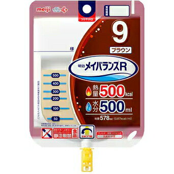 ■製品特徴 水分・ナトリウム管理に配慮した流動食 ●水分・ナトリウム管理に配慮した流動食 ●たんぱく質を4.0g/100kcalを配合 ●多めの水分量・ナトリウム量※で添加の作業を軽減 水分量・ナトリウム量を多めに設計することで、注水や食塩添加の作業を軽減し、より衛生的な栄養管理を目指します。※自社比較 ●水分量・食塩相当量※が分かりやすい 水分量・食塩相当量を分かりやすく管理するため、キリの良い数値で設計しています。※ナトリウムから算出 組み合わせて使用することで、熱量は100kcal、水分量は100ml、食塩相当量は0.5g単位で調整することができます。 ●「色」と「番号」でダブル識別 誤使用防止に配慮して、それぞれの品目を色分けし、さらに番号を付けて識別性を高めています。 第54回ジャパンパッケージングコンペティション「一般社団法人日本印刷産業連合会会長賞」受賞 ●トータルミルクプロテイン使用 良質な乳清たんぱく質を含むトータルミルクプロテインを使用しています。（一部、カゼイン・大豆たんぱく質使用） ●7種類の微量元素（亜鉛、銅、セレン、マンガン、クロム、モリブデン、ヨウ素）を配合 ●長期使用を考慮したビタミン・ミネラルの配合 ●カルニチン 20mg/100kcal 配合 ●フラクトオリゴ糖 0.4g/100kcal 配合 ■原材料名 液状デキストリン（国内製造）、乳たんぱく質、食用油脂（なたね油、パーム分別油、V.K2含有食用油脂）、粉末状大豆たんぱく、難消化性デキストリン、砂糖、フラクトオリゴ糖、食塩、L-カルニチン、酵母／カゼインNa、乳化剤、クエン酸Na、pH調整剤、V.C、水酸化K、塩化K、炭酸Mg、安定剤（カラギナン）、メタリン酸Na、香料、V.E、硫酸鉄、グルコン酸亜鉛、ナイアシン、パントテン酸Ca、グルコン酸銅、V.B6、V.B1、V.B2、V.A、葉酸、ビオチン、V.D、V.B12、（一部に乳成分・大豆を含む） ■保存方法 常温で保存できますが、直射日光を避け、凍結するおそれのない場所に保存してください ■栄養成分表示 1パック（578ml）あたり エネルギー 500kcal たんぱく質 20.0g 脂質 14.0g 炭水化物 78.5g 　糖質 73.5g 　食物繊維 5.0g 食塩相当量 2.00g 亜鉛 4.0mg 銅 0.40mg ビオチン 75μg -------- 水分 500g ■使用上の注意 医師・栄養士・薬剤師等の指導にもとづいて使用されることをお勧めします。 静脈内等へは絶対に注入しないでください。 容器に漏れ・膨張のあるもの、内容液に凝固・分離・悪臭・味の異常等がある場合は使用しないでください。 食事の代替として使用する場合は、必要に応じてビタミン・ミネラル・微量元素等の栄養素や水分を補給してください。 開封後は細菌汚染の可能性が生じるため、衛生管理に注意してください。開封後に全量を使用しない場合は、直ちに冷蔵し、その日のうちに使用してください。 他の食品や果汁等の酸性物質、多量の塩類等と混合すると凝固することがありますので注意してください。 長時間の加温や繰り返しの加温はしないでください。容器のまま直火や電子レンジにかけないでください。加温する場合は、未開封のままお湯に浸してください。 開栓時及び開栓後に容器本体を強くつかむと内容液がとびだすことがあるため、固い部分を持って扱ってください。 原材料由来の成分が沈殿・浮上することがありますが、栄養的な問題はありません。 開封前によく振ってから使用してください。 この容器は使い捨て容器です。容器の再使用はしないでください。 流動食を初めて使用する場合や他の流動食から切り替えて使用する場合等は、投与速度を抑えて少量から開始し、症状に注意しながら徐々に投与量を増やしてください。 ■保存上の注意 段ボールケースでの保存時は、ホワイト・グリーンは11段、ブルーは10段、イエロー・ブラウンは9段までの積載にとどめ、上に重いものを置かないでください。 常温で保存できますが、直射日光を避け、凍結するおそれのない場所に保存してください。 落下・圧迫等の衝撃により容器が破損しやすいので、保管や取り扱いに注意してください。 段ボールケース開封時はカッターや先の尖ったものを使用しないでください。 ■使用後の容器の焼却・廃棄について 容器はプラスチック素材です。 燃焼によってダイオキシン等の有毒ガスが発生する成分は使用しておりません。 使用後のゴミの分別・廃棄については各自治体の分類に従ってください。 【お問い合わせ先】 こちらの商品につきましては、当店(ドラッグピュア）または下記へお願いします。 株式会社明治　栄養食品・流動食（メイバランス他） 電話：0120-201-369 広告文責：株式会社ドラッグピュア 作成：202507SN 神戸市北区鈴蘭台北町1丁目1-11-103 TEL:0120-093-849 製造販売：株式会社明治 区分：栄養調整流動食品・日本製 ■ 関連商品 明治　お取扱い商品 メイバランスR