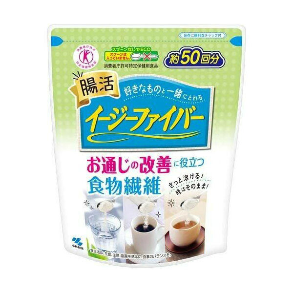 【送料無料】小林製薬株式会社 イージーファイバー（トクホ）パウチ 280g（約50回分）【△】 kobe-menken-10370511 美と健康・くすり 神戸免疫研究所 パッケージ画像