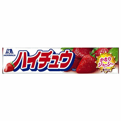 【本日楽天ポイント5倍相当!!】【送料無料】森永製菓株式会社ハイチュウ ストロベリー(12粒)×12個セット＜夏季(4月-9月は溶けるので配送休止します)＞【△】