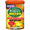 【3%OFFクーポン 5/9 20:00〜5/16 01:59迄】【送料無料】アース製薬株式会社 バスロマン にごり浴 薬用入浴剤 柑橘の香り 600g【医薬部...