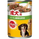 ■商品説明●愛犬に必要な栄養がきちんとつまったバランスの取れた総合栄養食です。●愛犬の大好きな旨みたっぷりのビーフに、ビタミン豊富な緑黄色野菜を加えました。■原材料肉類(チキン、ビーフ等)、植物性タンパク、食物繊維、ビタミンE、ミネ肉類（チキン、ビーフ等）、野菜類（鞘豆、にんじん）、食物繊維、ビタミン類（B1、E)、ミネラル類（Ca、K、 Mn、Na、S、Zn)、グリシン、増粘多糖類、EDTA-Ca・Na、発色剤（亜硝酸Na)、着色料（酸化鉄、二酸化チタン）■保証成分粗たん白質：7.0％以上粗脂肪：3.0％以上粗繊維:1.5%以下粗灰分:2.5%以下水分:85.0%以下■使用上の注意直射日光を避け、湿気の少ない場所に保管してください。開封後は冷蔵庫で保管し、お早めにお使いください。【お問い合わせ先】こちらの商品につきましての質問や相談は、当店(ドラッグピュア）へお願いします。マースジャパンリミテッドTEL：0800-800-5874広告文責：株式会社ドラッグピュア作成：201808TN神戸市北区鈴蘭台北町1丁目1-11-103TEL:0120-093-849製造販売：マースジャパンリミテッド区分：ペット用品■ 関連商品マースジャパンリミテッド取扱い商品