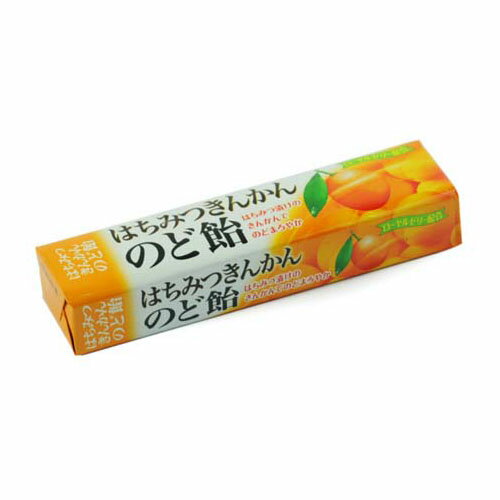【店内商品2つ購入で使える2％OFFクーポン配布中】ノーベル製菓株式会社はちみつきんかんのど飴　スティックタイプ(10粒)×10個セット【北海道・沖縄は別途送料必要】のサムネイル