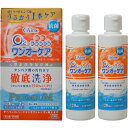 【3%OFFクーポン 7/19 20:00〜7/26 01:59迄】【送料無料】アイミー株式会社ワンオーケア (120mLX2本)<O2ハードコンタクトレンズ用>【△】(4)