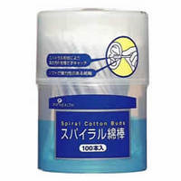 ピップスパイラル綿棒 100本入（衛生雑貨）【RCP】【北海道・沖縄は別途送料必要】