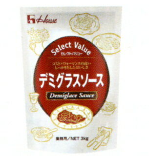 【商品説明】・なめらかさとのびのびの良さが自慢のソースです。・牛肉と野菜のコクとうまみをしっかりとつけました。・ブイヨンやフォンでのばしたり、粘土の低いデミグラスソースと合わせてお使いください。【原材料名】・小麦粉、動物油脂（豚脂、牛脂）、トマトペースト、砂糖、ゼラチン、香辛料、肉エキス（チキン、ビーフ）、食塩、香味油、野菜ペースト、ぶどう糖、たん白加水分解物、カラメル色素、調味料（アミノ酸等）、酸味料（原材料の一部に大豆を含む）【賞味期限】・1年6ヶ月【お問い合わせ先】こちらの商品につきましての質問や相談につきましては、当店（ドラッグピュア）または下記へお願いします。ハウス食品お客様相談センターTEL:0120-50-1231受付時間　平日の9時〜17時広告文責：株式会社ドラッグピュアms神戸市北区鈴蘭台北町1丁目1-11-103TEL:0120-093-849製造販売者：ハウス食品株式会社区分：食品