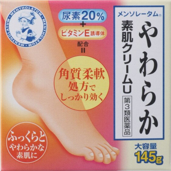【第3類医薬品】ロート製薬　メンソレータムやわらか素肌クリーム [145g]　【RCP】【北海道・沖縄は別途送料必要】