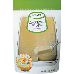 ●特長・粉末タイプだからやわらかさの調節ができます。・お湯（90℃以上）に溶かすだけで、簡単にムースゼリーができます。・常温でも固められ、保型性があるため切り出す事が可能です。・しかも、出来上がりはやわらかく、のどごしがよい状態となります。・お茶の風味が生きた抹茶ミルク味です。・そのままで香り高い抹茶ムースとして、またムース状のデザートベースとしてもご利用いただけます。●原材料名・脱脂粉乳・砂糖・粉末油脂加工品（食用精製加工油脂、脱脂粉乳、デキストリン）・コラーゲンペプチド・卵白たん白加水分解物・食物繊維・緑茶パウダー・デキストリン・全粉乳・抹茶・寒天・乳酸菌・糊料（増粘多糖類）・カゼインナトリウム・卵殻カルシウム・環状オリゴ糖・香料(原材料の一部にゼラチンを含む）●栄養成分(1回使用目安量(15g)当たり)・エネルギー 65kcal・たんぱく質 4.7g・脂質 1.8g・炭水化物 7.4g・ナトリウム 50mg・亜鉛 1.4mg・カルシウム 90mg・食物繊維 1.4g・鉄 0.1mg・リン 41mg・カリウム 95mg・食塩相当量 0.1g広告文責：株式会社ドラッグピュア神戸市北区鈴蘭台北町1丁目1-11-103TEL:0120-093-849製造販売者：キューピー株式会社区分：栄養補給食・日本製■ 関連商品キューピー株式会社お取り扱い商品キューピー株式会社　ヘルスケア食【ユニットカロリーグルメ】キューピー株式会社　カロリーチョイスシリーズキューピー株式会社　ヘルシーシリーズキューピー株式会社　やさしい献立シリーズ検索ワード：介護食ベビーフードキューピー株式会社　ジャネフシリーズキューピー株式会社　ジャネフ　低カロリーシリーズキューピー株式会社　ジャネフ　ケアシリーズキューピー株式会社　ジャネフ　カルシウムシリーズキューピー株式会社　ジャネフ　ハイエードCaシリーズキューピー株式会社　ジャネフ　プロチョイスシリーズキューピー株式会社　ジャネフ　ノンオイルシリーズキューピー株式会社　ジャネフ　ハイカロシリーズキューピー株式会社　ジャネフ　カロリー調整シリーズキューピー株式会社　ジャネフ　ダイエットシリーズキューピー株式会社　ジャネフ　減塩シリーズ検索ワード：減塩キューピー株式会社　ジャネフ　梅シリーズキューピー株式会社　ジャネフ　みそシリーズキューピー株式会社　ジャネフ　のりシリーズキューピー株式会社　ジャネフ　やわらかシリーズサラヤ　“自然甘味料”ラカントシリーズ検索ワード：糖尿病株式会社ニチレイフーズお取り扱い商品