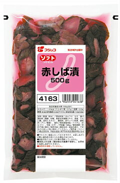 【ポイント13倍相当】フジッコ株式会社ソフト漬物 赤しば漬500g【JAPITALFOODS】【北海道・沖縄は別途送料必要】