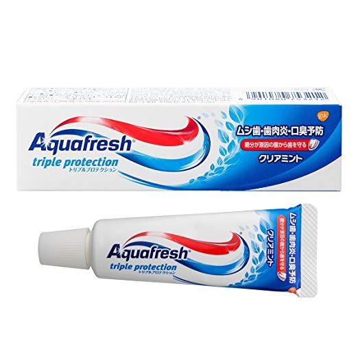 【本日楽天ポイント5倍相当】【メール便で送料無料 ※定形外発送の場合あり】グラクソ・スミスクライン・コンシューマー・ヘルスケア・ジャパン株式会社アクアフレッシュ クリアミント 35g ＜歯磨き粉＞【医薬部外品】