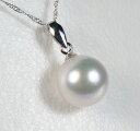 日本産アコヤパールペンダントトップ:9−9.5ミリ (真珠ペンダント、あこや真珠ペンダント、ペンダント、パールペンダント、)