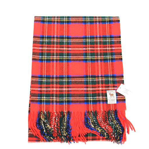 〈HILLTOP ヒルトップ〉大判 アンゴラ ストール ショール マフラー チェック柄 レッド ウール Lambswool Angora 英国製 〈HILLTOP ヒルトップ〉大判 アンゴラ ストール ショール マフラー チェック柄 レッド ウール Lambswool Angora 英国製