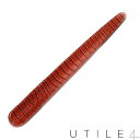 【MADE IN ITALY】UTILE4 SHOEHORN レザーコレクション イタリア製 靴べら ユーティリフォー シューホーン 本革 レザー×スチール 天然革（ブラウン）