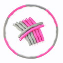 送料無料 フラフープ 8本繋ぎ エクササイズ フィットネス 運動 スポーツ ダイエット 筋トレ 男女兼用 レディース メンズ 男性 女性 分解 簡単組立 コンパ...