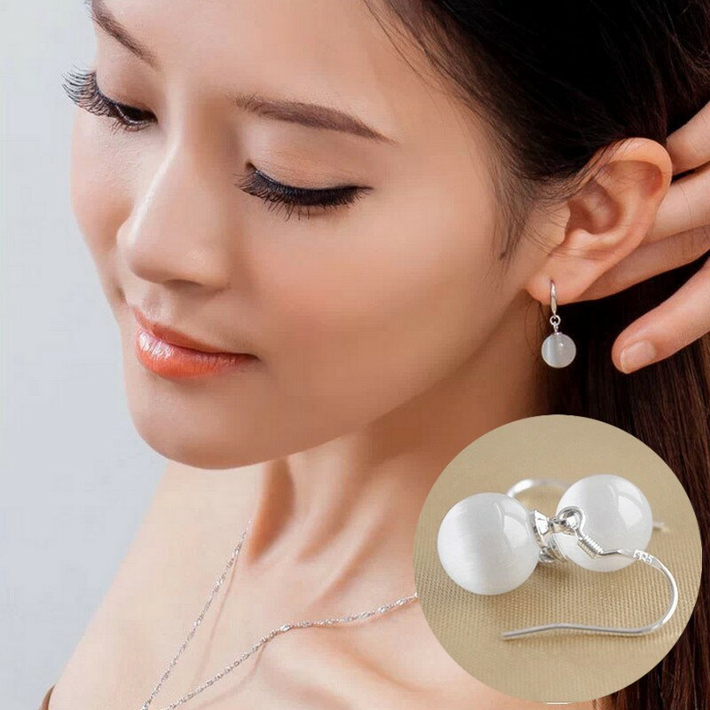 送料無料 フックピアス アクセサリー レディース 女性用 ファッション小物 カラーストーン 球 丸玉 ボール シンプル おしゃれ かわいい エレガント 上品 揺...