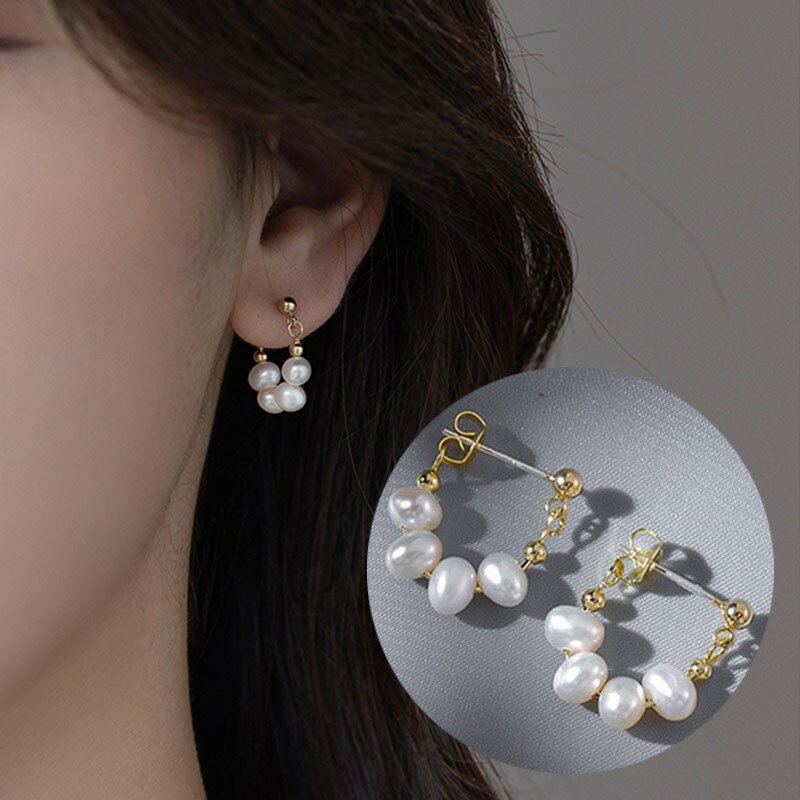 送料無料 ピアス フープピアス バックキャッチ レディース 大人 アクセサリー プレゼント リング 揺れる ぶら下がり フェイクパール 上品 きれいめ 普段使い...