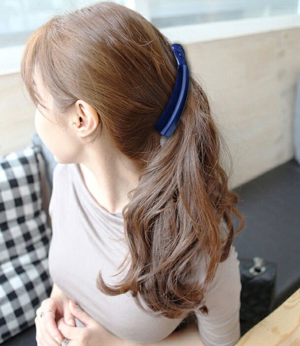 送料無料 ヘアクリップ バナナクリップ テールクリップ レディース 女性 ヘアアク...