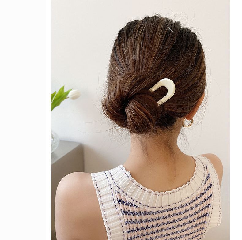 送料無料 コーム ヘアコーム レディース ヘアアクセサリー 女性用 U字コーム かん...