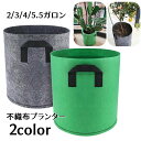 送料無料 不織布プランター 植木鉢 花鉢 プランターカバー 2ガロン 3ガロン 4ガロン 5.5ガロン ポット 通気性 透水性 布製 根腐れ防止 水はけが良い 軽量 軽い 持ち運び 取っ手付き 収納ボックス 家庭菜園 ガーデニング ベランダ菜園 おしゃれ
