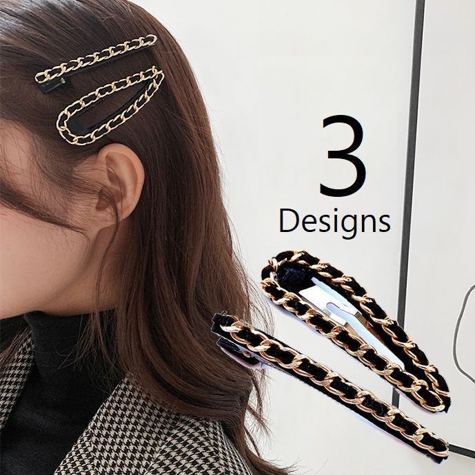 ゴールドカラーのチェーンが印象的なヘアアクセサリー。 ヘアアレンジのアクセントに◎ 【サイズについて】 画像をご参照ください。 【カラーについて】 生産ロットにより柄の出方や色の濃淡が異なる場合がございます。 お使いのモニターや撮影時の光の加減などにより 画像と実際の商品のカラーが異なる場合もございます。 予告なしにカラーやデザインなどの変更がある場合もございます。 【素材について】 合金他