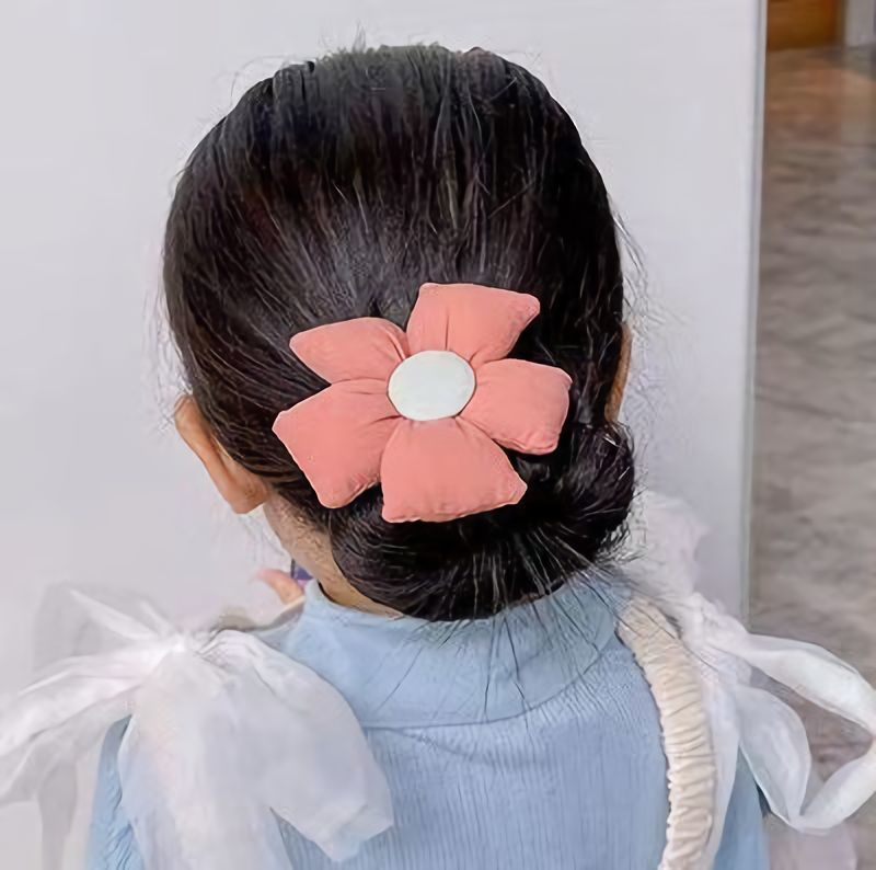 送料無料 お団子メーカー 子供 キッズ 女の子 ヘアアクセサリー 髪飾り 花 フラワ...